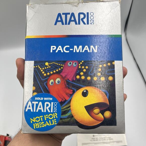 1982 Pac-Man Atari 5200 Vintage Game w/Box, Owners Manual. Tested - Picture 14 of 14
